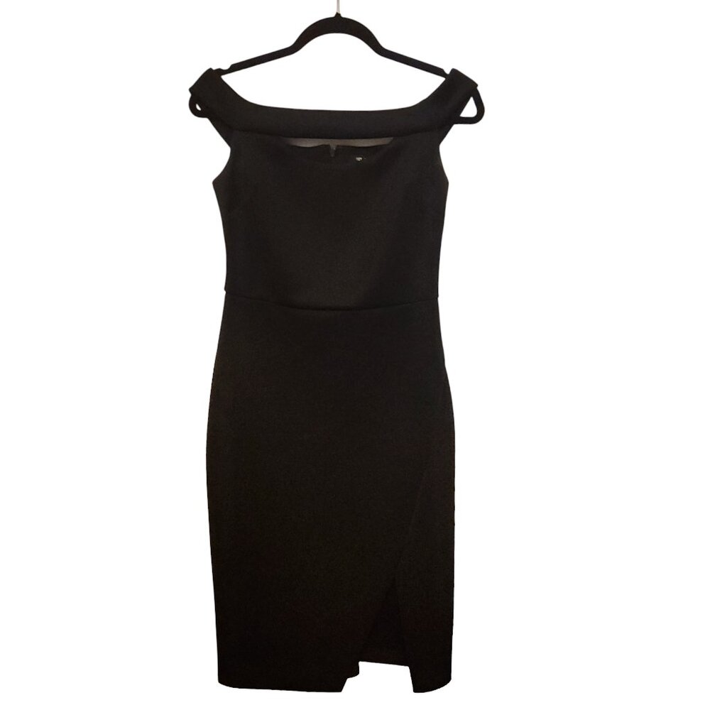 Guess Los Angeles Little Black Cut Out Night Out Dress Size 4 Off The Shoulder